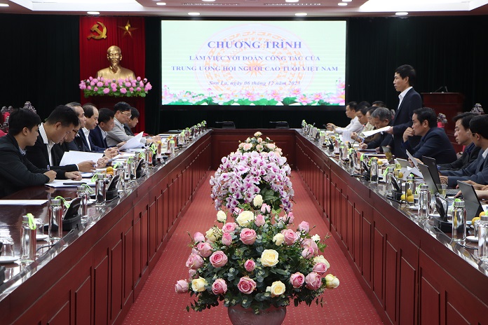 Trung ương Hội NCT Việt Nam làm việc với Tỉnh ủy Sơn La
